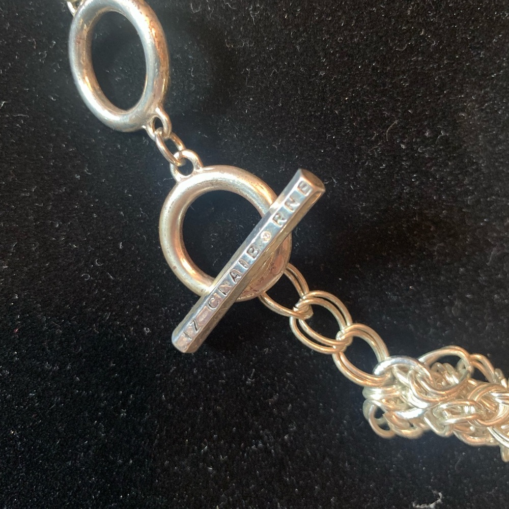 Liz Claiborne Silver Statement Necklace - Picture 6 of 6